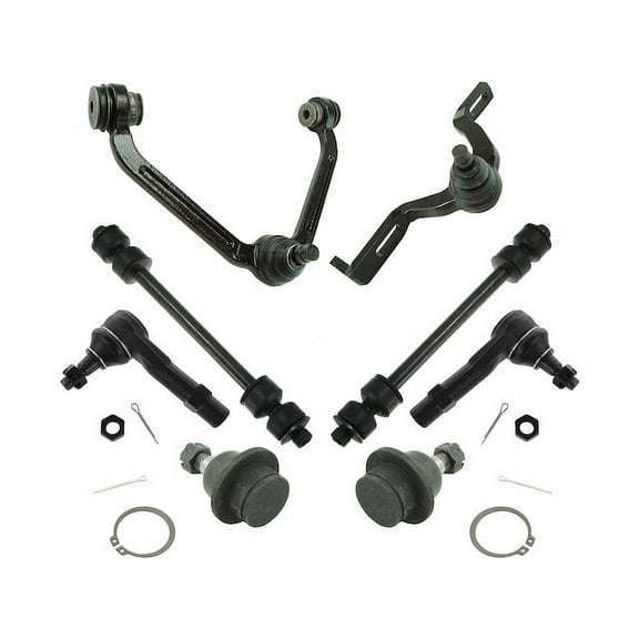 Front Control Arm Ball Joint Tie Rod and Sway Bar Link Kit 8 Piece - Compatible with 2001 - 2005 Ford Explorer Sport Trac 2002 2003 2004