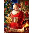 thumbnail image 1 of BinXue-pintura de diamantes de cristal de Papá Noel 100%, bordado de diamantes adhesivos para árbol de Navidad, mosaico artesanal hecho a mano, decoración del hogar, regalo, 1 of 4