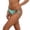 Light Green, variant on Yuhangmm Women's Swim Shorts, Women High Waist Bikini Bottom T Back Knit Swim Pants Tie Side Beach Pool Summer White L