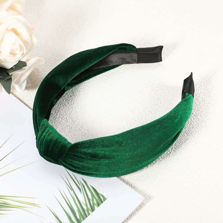 NWT ⚜️?⚜️ Sunday State Gorgeous Green Velvet Knotted Headband Green Velvet Knotted Headband - Etsy main image 2