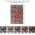 thumbnail image 2 of JV Home Area Rug Oushak Red Brown 4'x6' Washable Carpet Anti Slip, 2 of 7