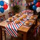 thumbnail image 1 of 4th Of July Table Runner Independence Day Star Table Runners For Dining Table Polyester Holiday Table Decoration For Home Kitchen Party, 1 of 6