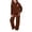 Brown, variant on KDFJPTH Outfit Sets for Toddler Graduation Girls 2 Piece Sweatsuit Cherry Print Sweat Jogging Sweatpants Hooded Sweatshirt 2 13 Years Old Kids Clothing Sets