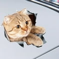 thumbnail image 2 of Soumake Creative 3D Effect Car Sticker Waterproof Non-Fade Pet Material Cute Cat Sticker For Car Practical, 2 of 5