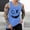 Blue, variant on Casual Muscle Tank Tops for Men Fashion Print Tanks Summer Sleeveless Shirt Workout Active T Shirts