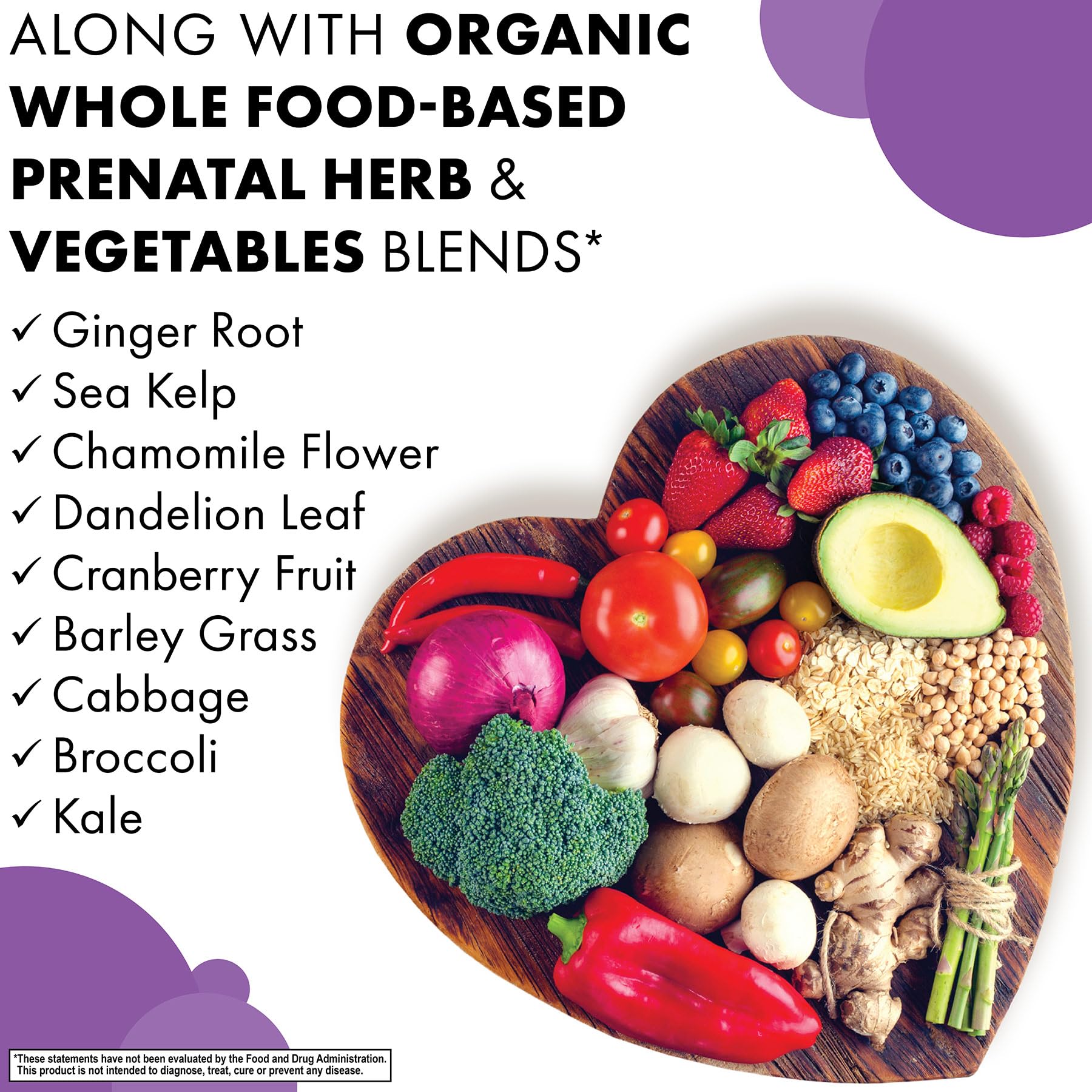 Bluebonnet Ladies’ One Prenatal Whole Food-Based Multiple* Pre & Postnatal Health* 60 Days