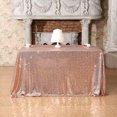thumbnail image 1 of mantel de lentejuelas de oro rosa para fiestas, reuniones familiares LingWen 8390615287203, 1 of 1