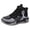 Grey, variant on NOEGOEU Boys Girls Sneakers Kids Tennis Non Slip Sole Fashions Lightweight Breathable Basketball Shoes (Grey,33)