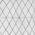thumbnail image 1 of Ahgly Company Indoor Square Solid Gray Modern Area Rugs, 6' Square, 1 of 4