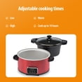 thumbnail image 5 of Toastmaster 4-Quart Digital Slow Cooker with Locking Lid, Red, 5 of 7