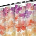 thumbnail image 3 of Pioneer Flower Floral Print Pattern Shower Curtain 36"x72" ,Bathroom Decorative Shower Curtains Set with 12 Hooks,Modern Waterproof Washable Shower Curtain, 3 of 6