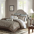 thumbnail image 2 of King 12 Piece Cotton Polyester Comforter Set Blue Paisley, 2 of 5