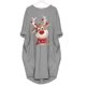 thumbnail image 2 of Vestido de manga larga para mujer Vestido informal con cuello redondo y estampado navideño Fridja nbo3154, 2 of 4
