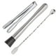 thumbnail image 3 of Xihbxyly Machacador de Acero Inoxidable, Juego de Cucharas Mezcladoras Esenciales, Medidor Versátil para Cócteles, Preparación de Bebidas Sin Esfuerzo, Ideal para Entusiastas de Los Bares En Casa, Ap, 3 of 7