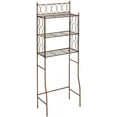 thumbnail image 2 of Pilaster Designs Exeter 3-tier Metal Bathroom Storage Spacesaver in Copper, 2 of 8