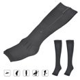 thumbnail image 2 of Medias Moldeadoras Del Cuerpo, Medias De Pantorrilla Cómodas Medias Elásticas De Compresión Para Correr De Noche Para Ciclismo Para Maratón, 2 of 8