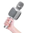 thumbnail image 4 of Micrófono TOSING 027 Micrófono de Karaoke Inalámbrico Altavoz Bluetooth 2 en 1 Reproductor de KTV portátil de Canto y Grabación de Mano para Teléfono PC Tableta TOSING Micrófono, 4 of 5
