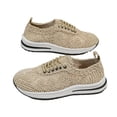 thumbnail image 7 of Womens Walking Shoes, Women's Floral Embroidery Lace Mesh Air Cushion Sneakers Lightweight Platform Comfort Casual Tennis Shoes Hollow Out Running Shoes Non-Slip Travel Working Shoes, 7 of 7
