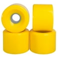 thumbnail image 2 of Cal 7 Polyurethane Skateboard Wheels for Street and Park 65x51mm 80A (Solid Yellow), 2 of 3