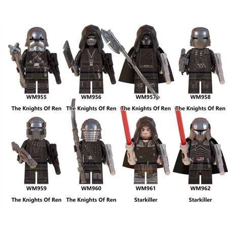 8 Pcs Star Wars The Knights Of Ren Minifigures Building Blocks Toys for Kids