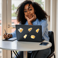 thumbnail image 6 of LUUFILx 50pcs Cartoon Cheese Stickers Food Stationery Kids Decals Laptop Water Bottle Phone Notebook Toy Guitar Luggage Stickers Set, 6 of 6