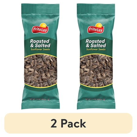 (2 pack) Frito-Lay Sunflower Seeds Roasted & Salted, 1.75 oz Bag