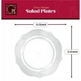 thumbnail image 5 of Posh Setting Disposable Plastic Plates Silver Culinary Party Supply Set, 5 of 5