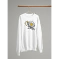 thumbnail image 3 of Stay Wild Big Daisy Sweatshirt Women -Image by Shutterstock, Female Small, 3 of 4