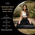 thumbnail image 3 of Juego de cojines Meditation Zafu hunnidspace con cáscaras de trigo sarraceno y espuma viscoelástica, 3 of 7