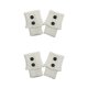thumbnail image 2 of Guardurnaity 1 Pair Women Boot Socks Leggings Jeans Dressing Button Knitting Comfortable Decorative Warm Thermal Leg Warmer blanco 2piezas, 2 of 6
