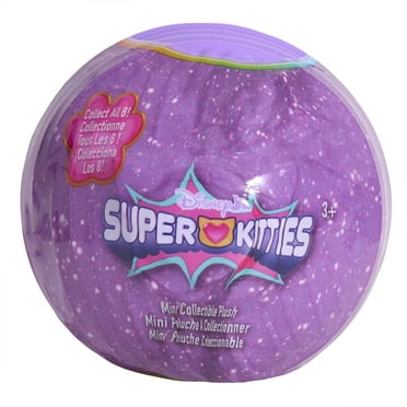 Disney Junior SuperKitties Mini Collectible Capsule Plush, Mystery 3.5-inch Stuffed Animal