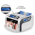 thumbnail image 3 of Professional Polymer & Paper Multi-Currency Bill Cash Counter. Canadian Plastic & USD Banknote Counting Machine with Counterfeit Detection and LCD Screens, 3 of 6