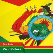 G128 2 Pack: Bolivia Bolivian Flag | 3x5 Ft | Printed 300D Polyester - Indoor/Outdoor, Vibrant Colors, Brass Grommets, Quality Polyester, Much Thicker More Durable Than 100D 75D Polyester