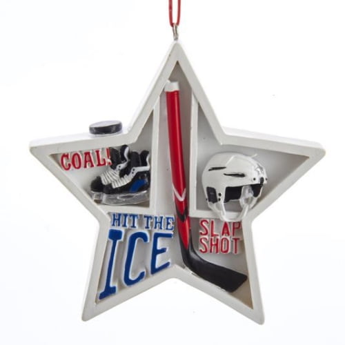 Hockey Shadow Box Ornament