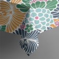 thumbnail image 5 of Pioneer Flower Floral Print Pattern Square Tablecloth,Waterproof Square Table Cover,Wipeable Spillproof Washable Table Cover for Home Kitchen Party Decor 42"X42"(107x107cm), 5 of 6