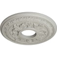 thumbnail image 3 of Ekena Millwork 15 3/8"OD x 4 1/4"ID x 1 1/2"P Baltimore Ceiling Medallion (Fits Canopies up to 5 1/2"), Hand-Painted Pot of Cream, 3 of 6