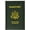 Green, variant on Marshal 601 USA Gold Genuine Leather Passport Cover for Travel with Credit Card Slots Lime Green