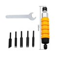 thumbnail image 3 of Woodworking Electric Carving Machine Chisel Tool with 5 Carving Blades 15.5*3CM Orange, 3 of 8