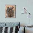thumbnail image 2 of Stupell Industries Deer Portrait Gray Brown Animal Painting Framed Wall Art by Jacob Green, 2 of 8