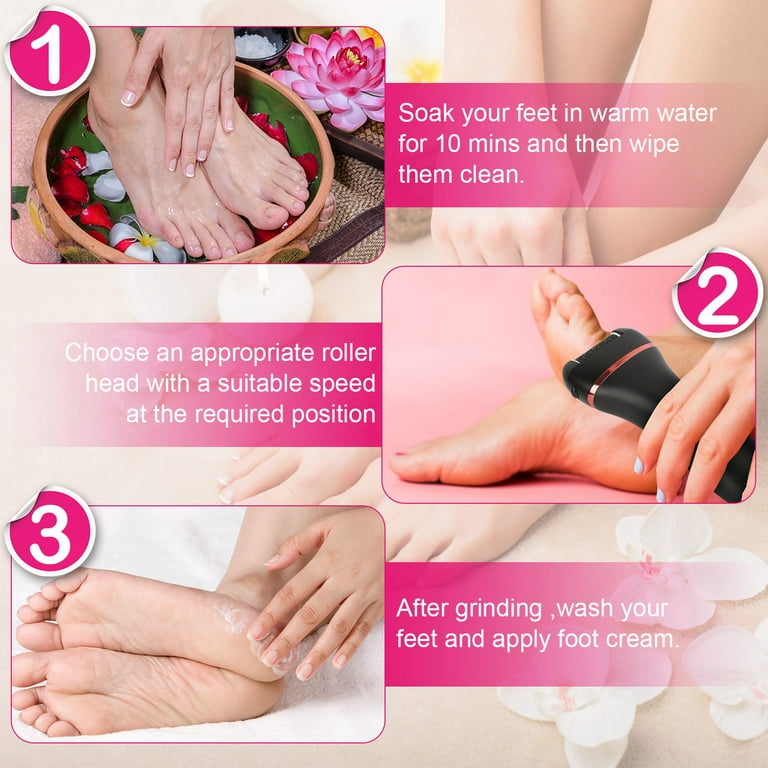 IMYCOO Portable Electric Foot Grinder Callus Remover Gift Kit