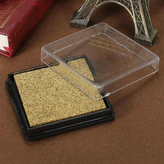 2X Ink Pad Stamp Pad for Wedding Letter Document Gold