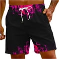 thumbnail image 3 of AXXD Sweat Shorts Men Summer Flame Printing Special Print Beach Casual Trouser Shorts New Arrival, 3 of 10