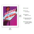 thumbnail image 2 of Welcome to Fabulous Las Vegas Nevada Sign - Vintage Travel Poster by Betty Willis c.1990s - Bamboo Fine Art 290gsm Paper (Unframed) 12x16in, 2 of 4