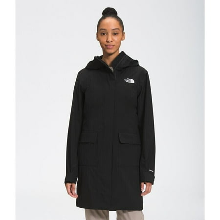 The North Face City Breeze Rain Parka II NF0A52YLJK3 Women's Black Jacket NCL72 (Regular,XS)
