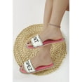 thumbnail image 2 of London Rag Getaway Beaded Saint Tropez Womens Flat Slip Ons, 2 of 14