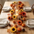 thumbnail image 5 of Yyuenw Artificial Maple Leaves Pumpkins Sunflowers And Vines For Thanksgiving Home Decor And Festive, 5 of 6