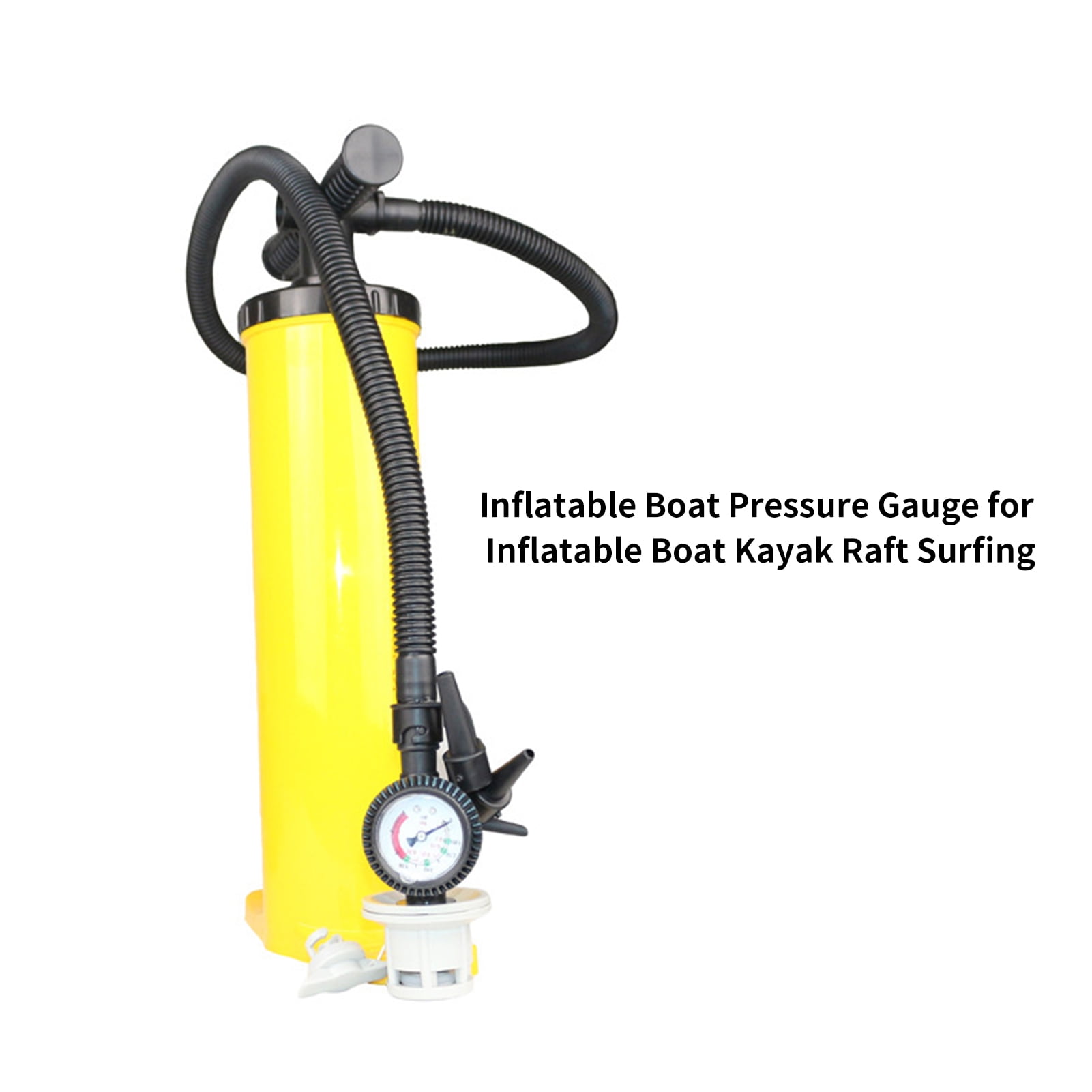 Dcenta Inflatable Boat Pressure Gauge Kayak Air Pressure Gauge Pressure Gauge for Inflatable