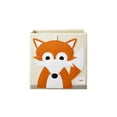 thumbnail image 1 of 3 Sprouts Enfants Enfants Bac de Rangement Pliable en Tissu, Design Fox Orange, 1 of 2