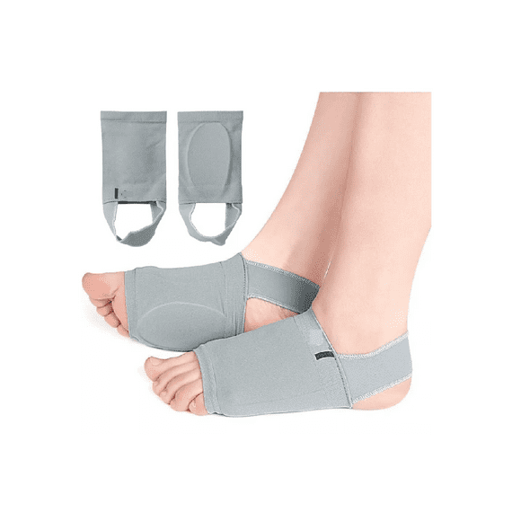 Plantillas De Silicon Para Arco Caído Fascitis Plantar (par) Gris