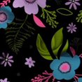 thumbnail image 5 of Pantalon Large Noir pour Femmes, Pantalon Fluide en Lin pour Femmes, Pantalon d'Été pour Femmes, Pantalon Rétro Imprimé Ample avec Poches Patchwork Décontracté en Coton et Lin, 5 of 5